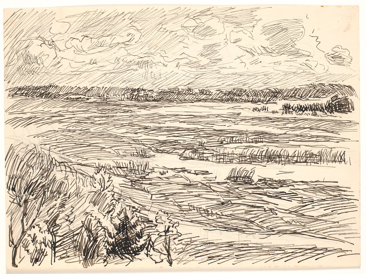 Mosel Landscape by Fritz Syberg