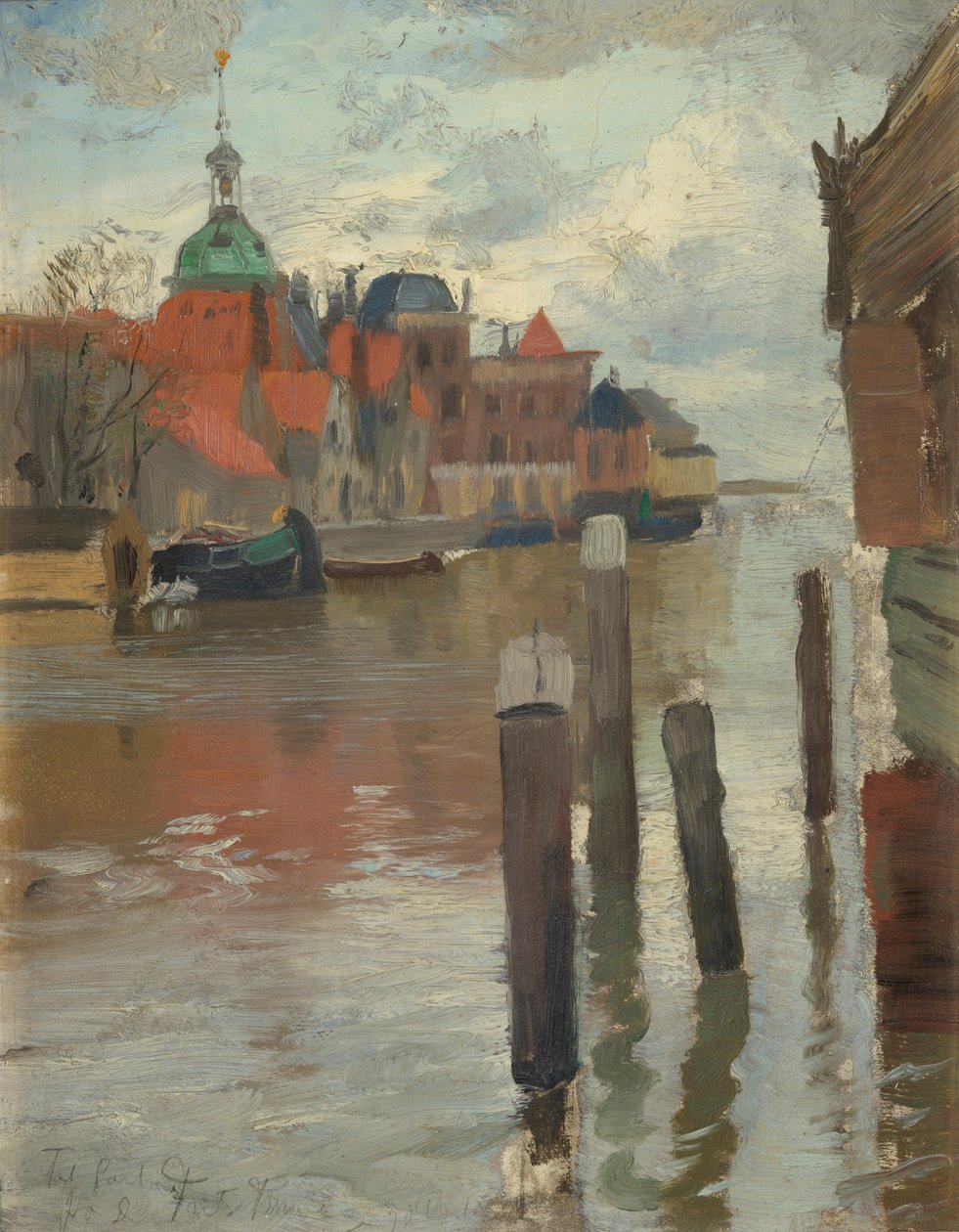 Dordrecht by Fritz Thaulow