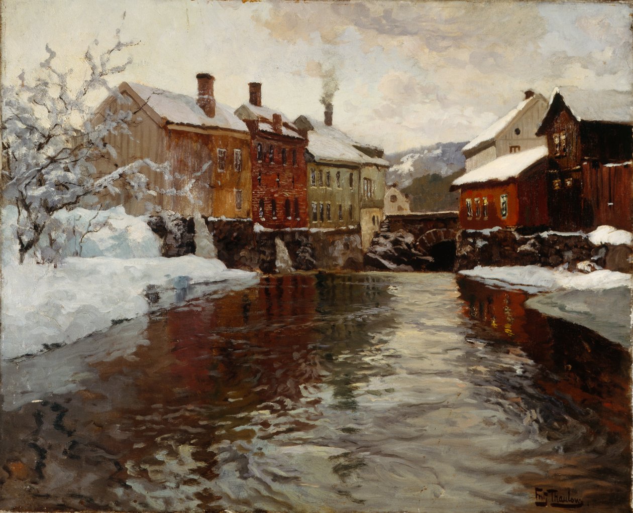 No title by Fritz Thaulow