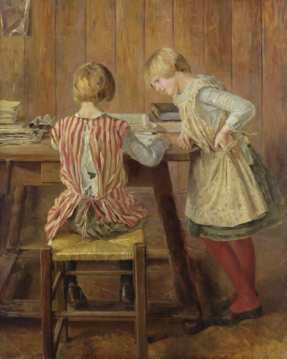 The Picture-Book, 1889 by Fritz von Uhde