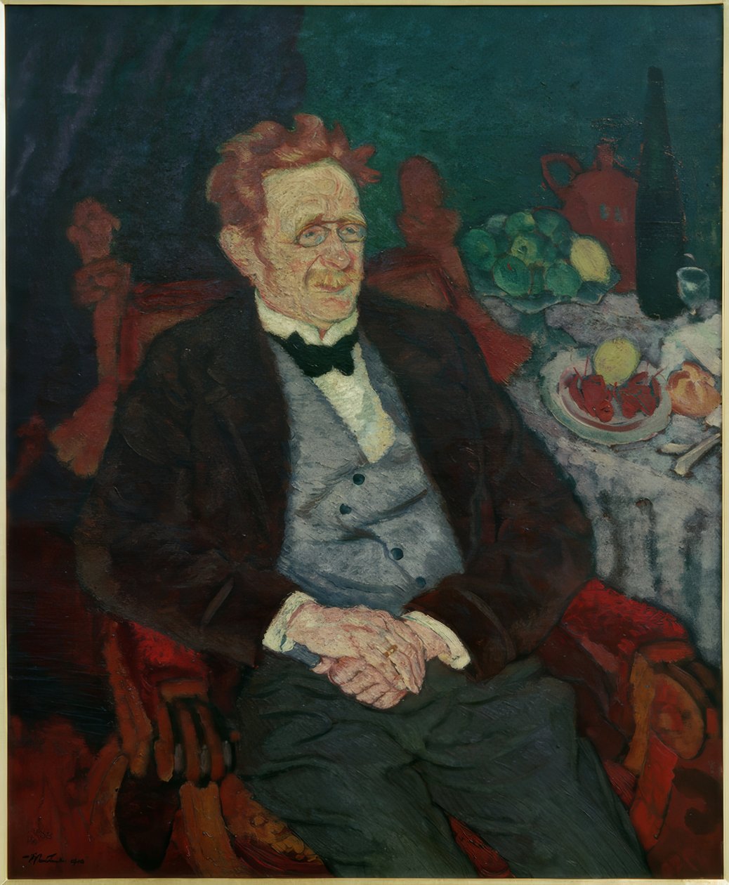 Portrait of Karl Maser by Fryderyk Pautsch