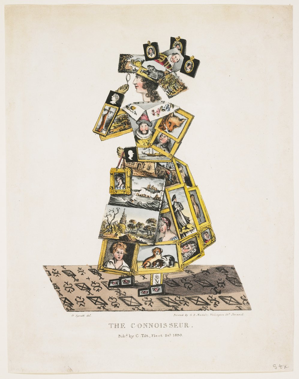 The Connoisseur, 1830 by G. Spratt