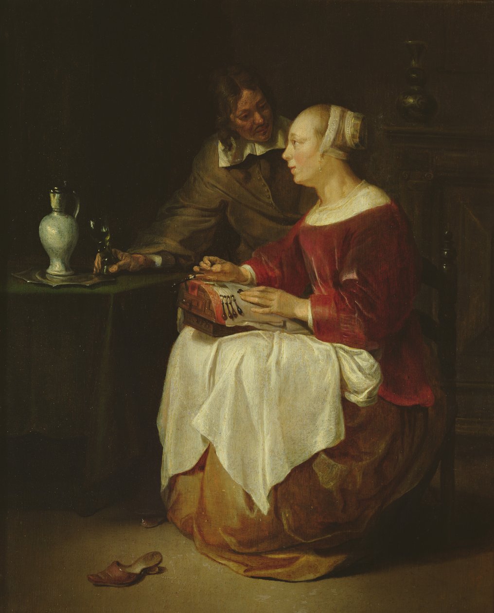 The Lacemaker by Gabriel Metsu