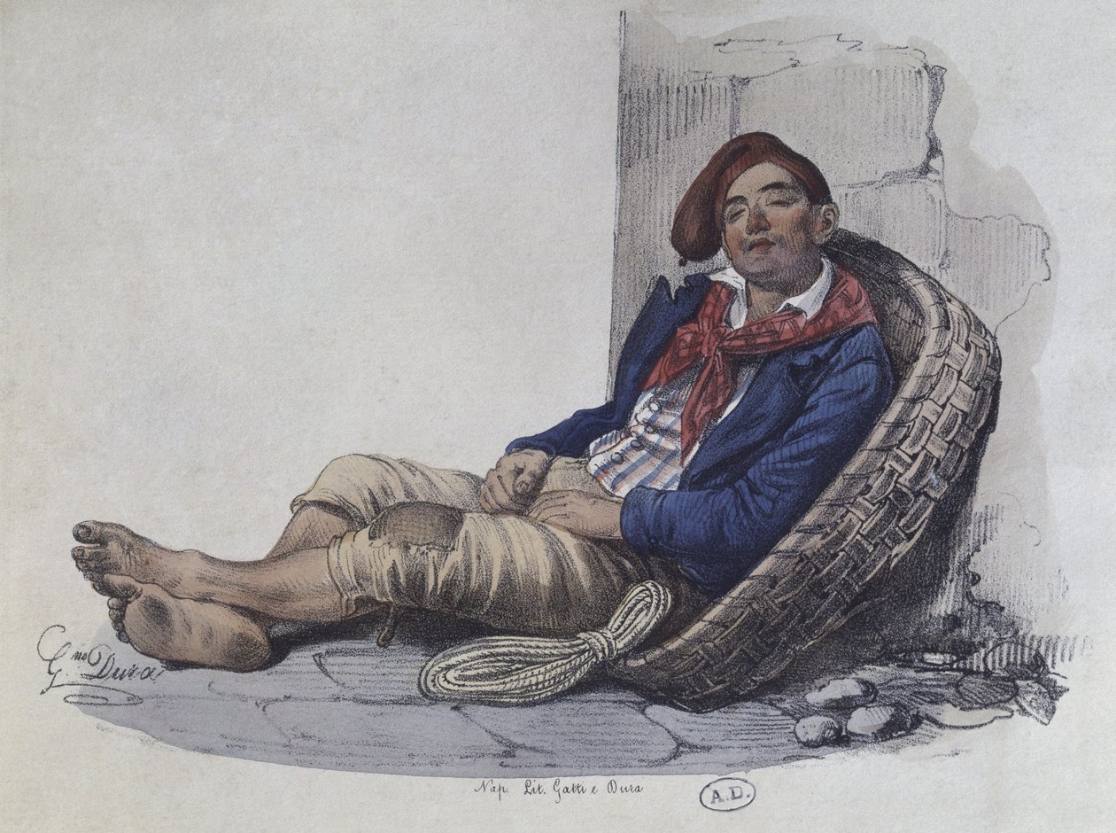 A porter of Naples by Gaetano Dura