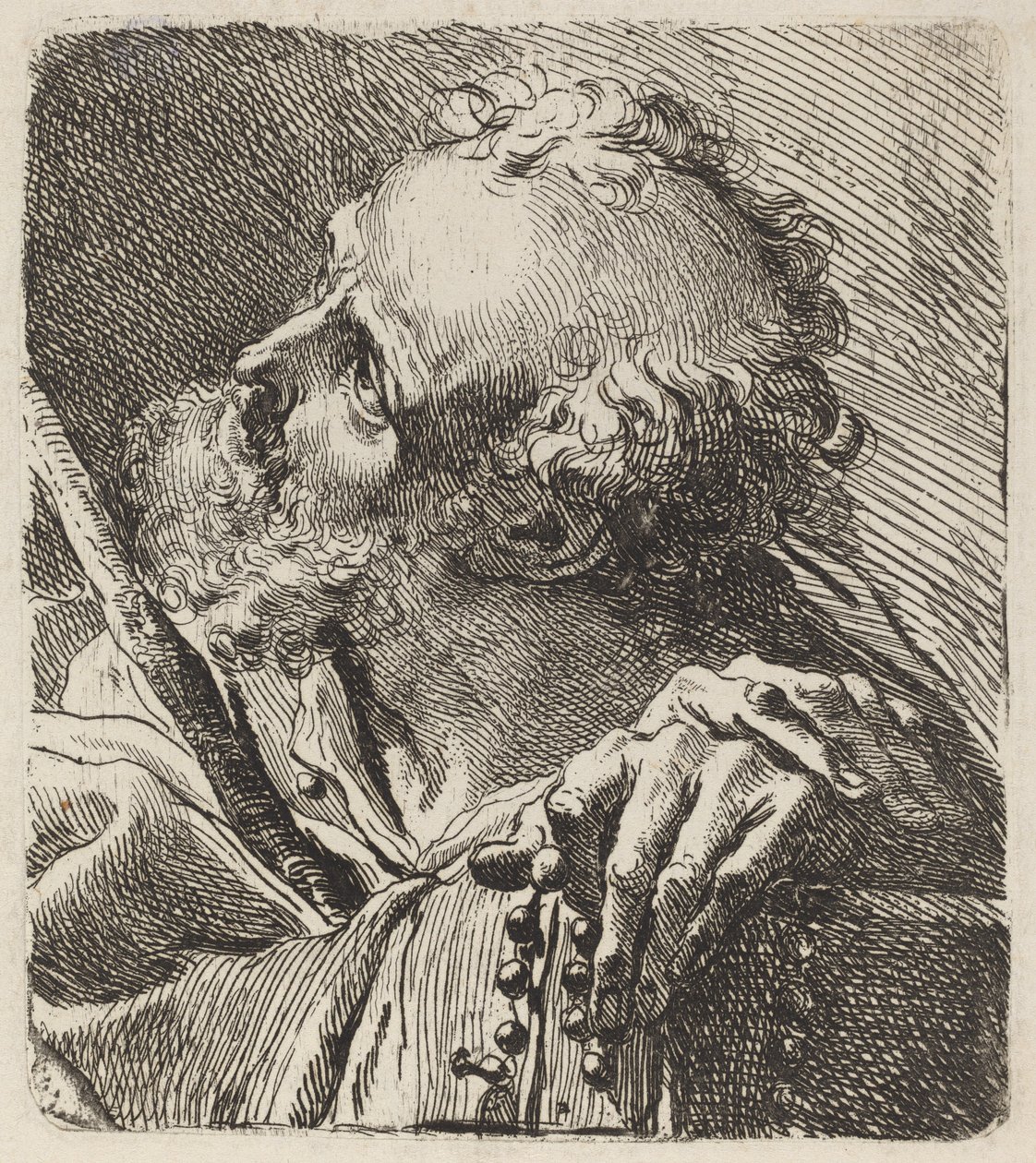 Bust of a Saint by Gaetano Gandolfi