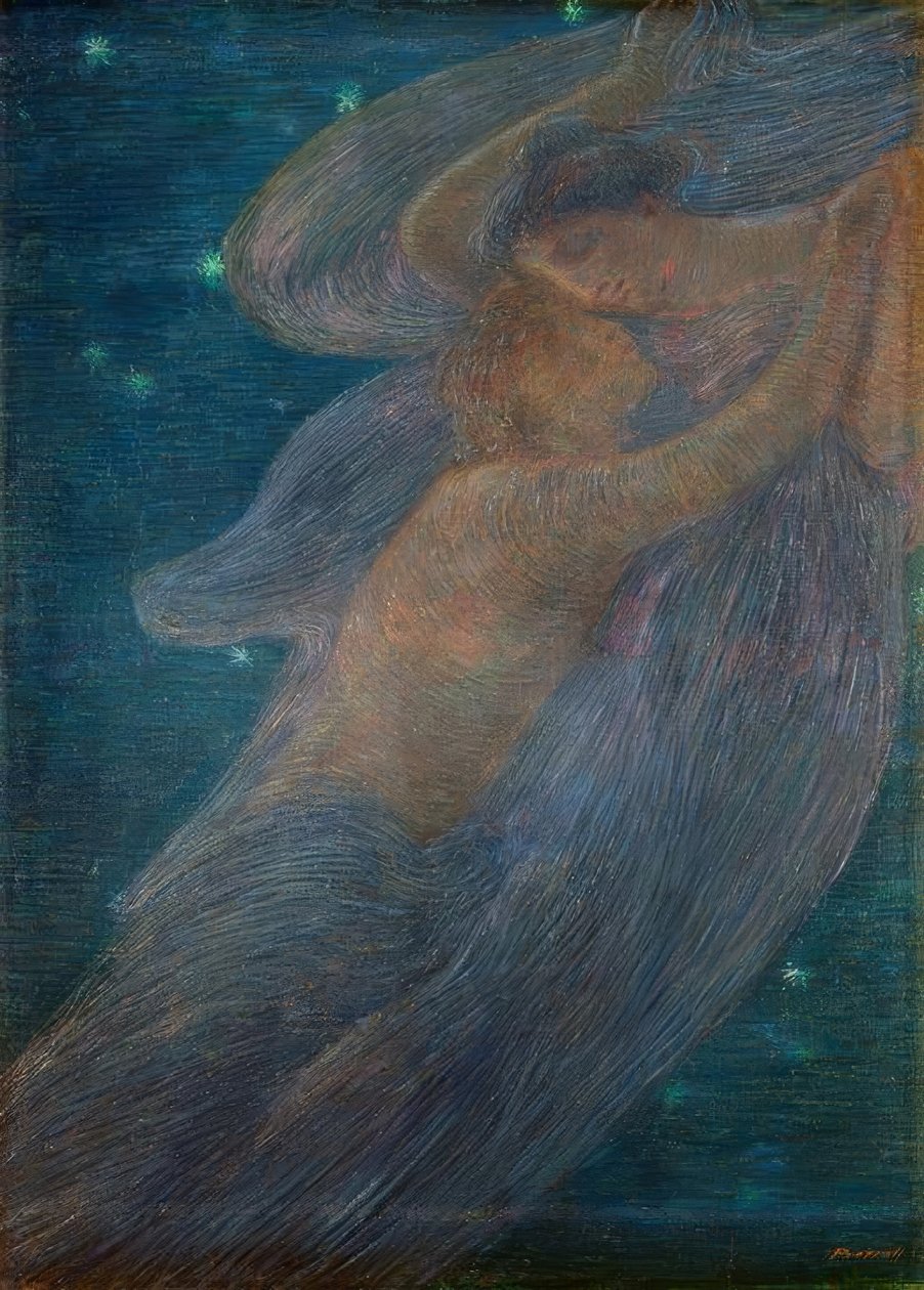 The Night by Gaetano Previati