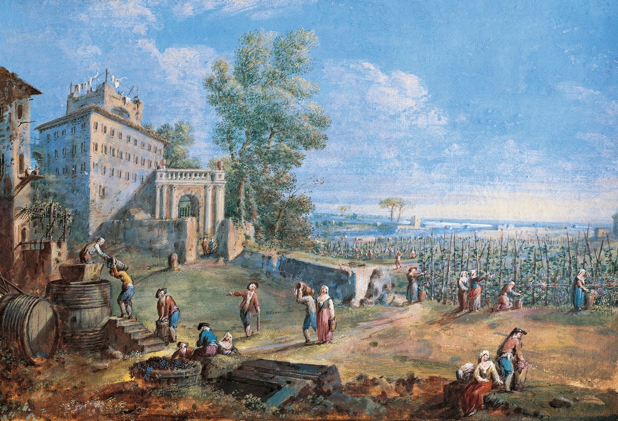 The Harvest by Gaspar van Wittel