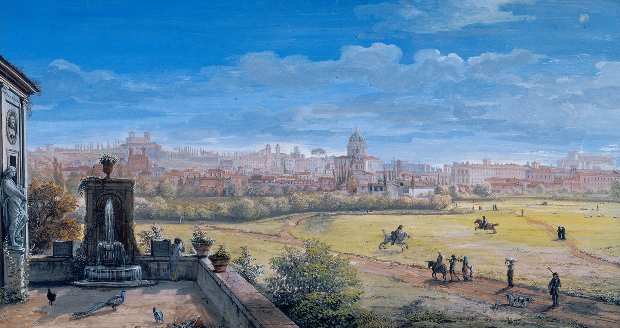 View of Rome by Gaspar van Wittel