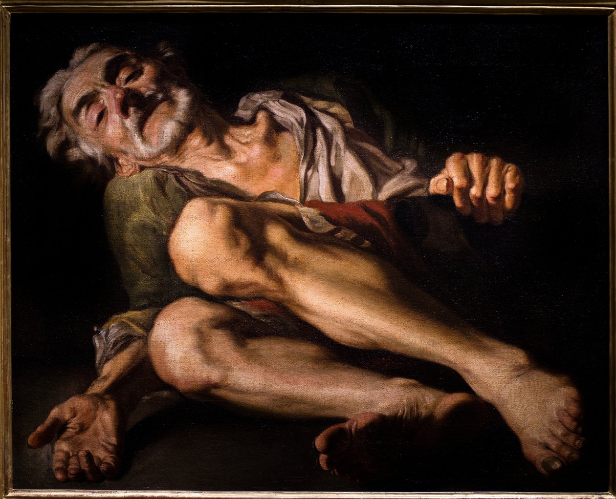 Old Beggar by Gaspare Traversi