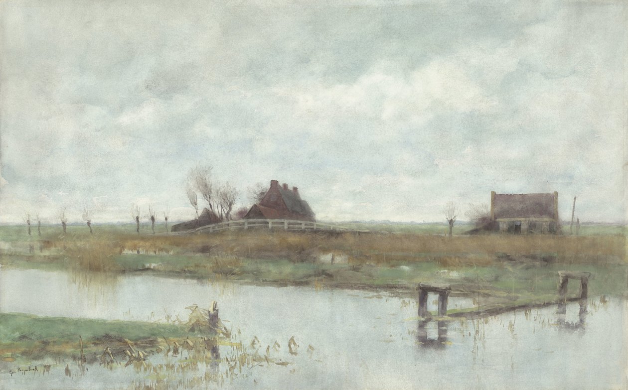 By the Canal by Geo Poggenbeek