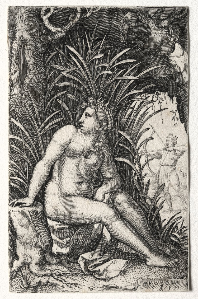 Procris, 1539 by Georg Pencz