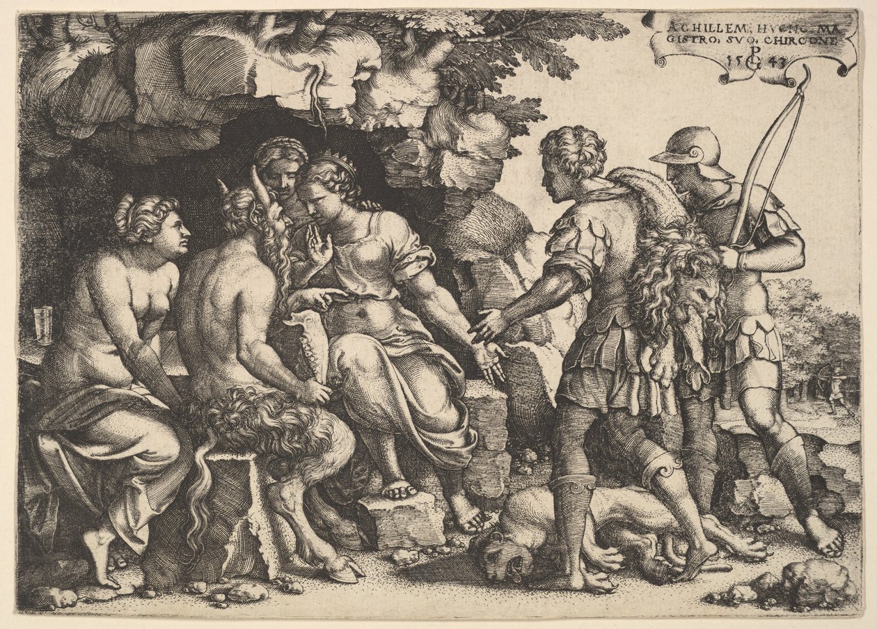 Thetis and Chiron by Georg Pencz