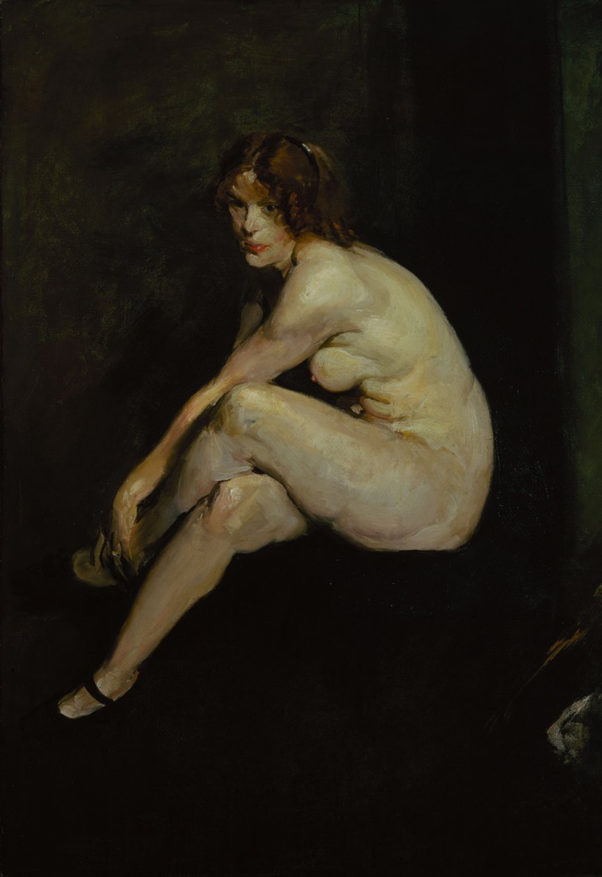 Nude Girl, Miss Leslie Hall by George Wesley Bellows