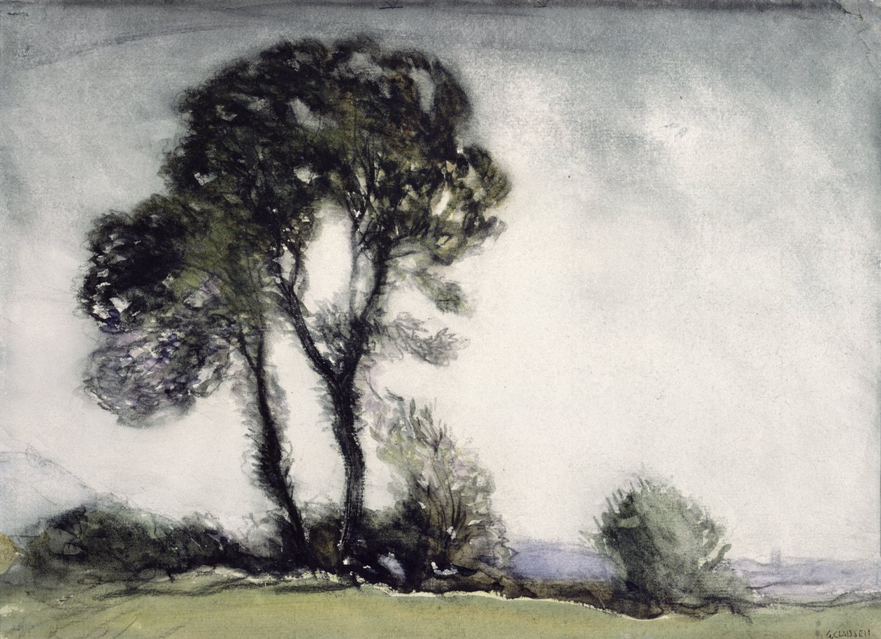 Overpowering Sky by George Clausen