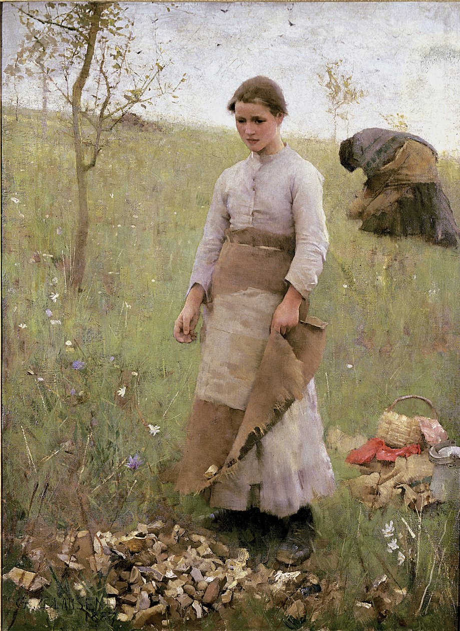 The Stone Pickers by George Clausen