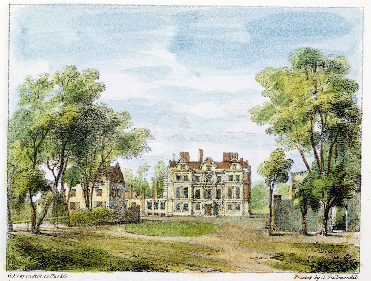 South Front, Old Palace, Kew Gardens, plate 2 from 