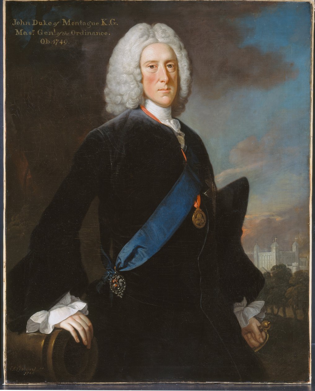 General John, 2nd Duke of Montagu (c.1688-1749) Master General of the Ordnance, c.1740 by George Knapton