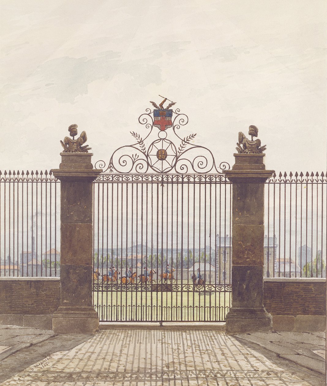 London Scene, 1815 by George Shepherd