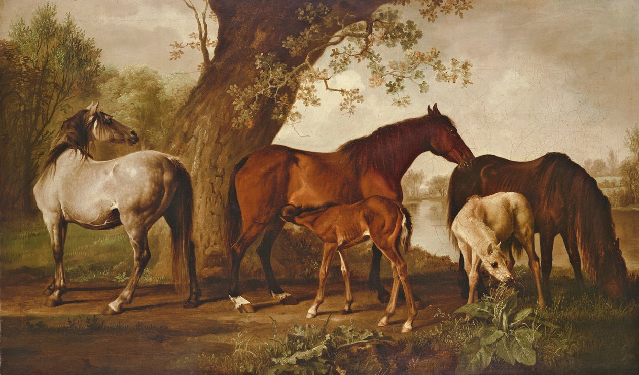 Mare and Foals by George Stubbs