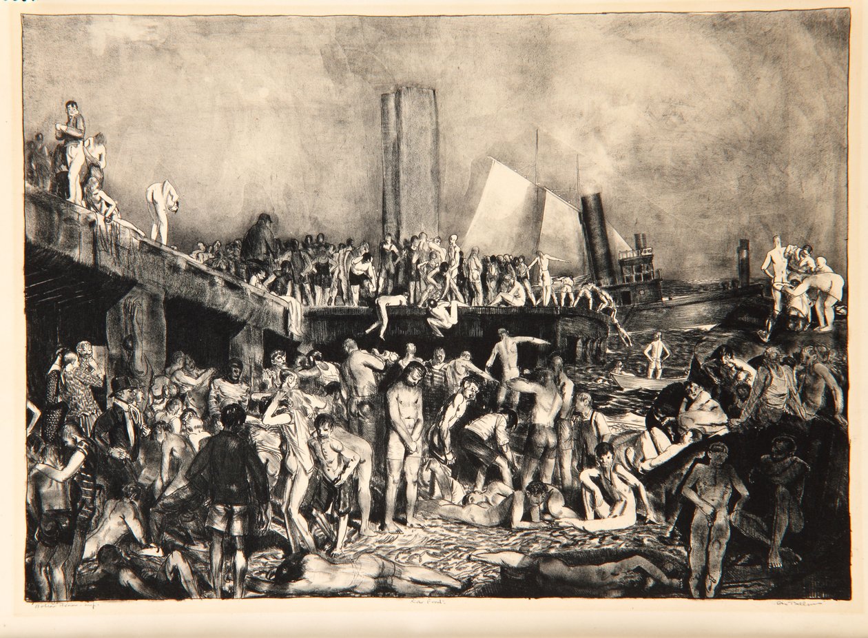 River-Front by George Wesley Bellows
