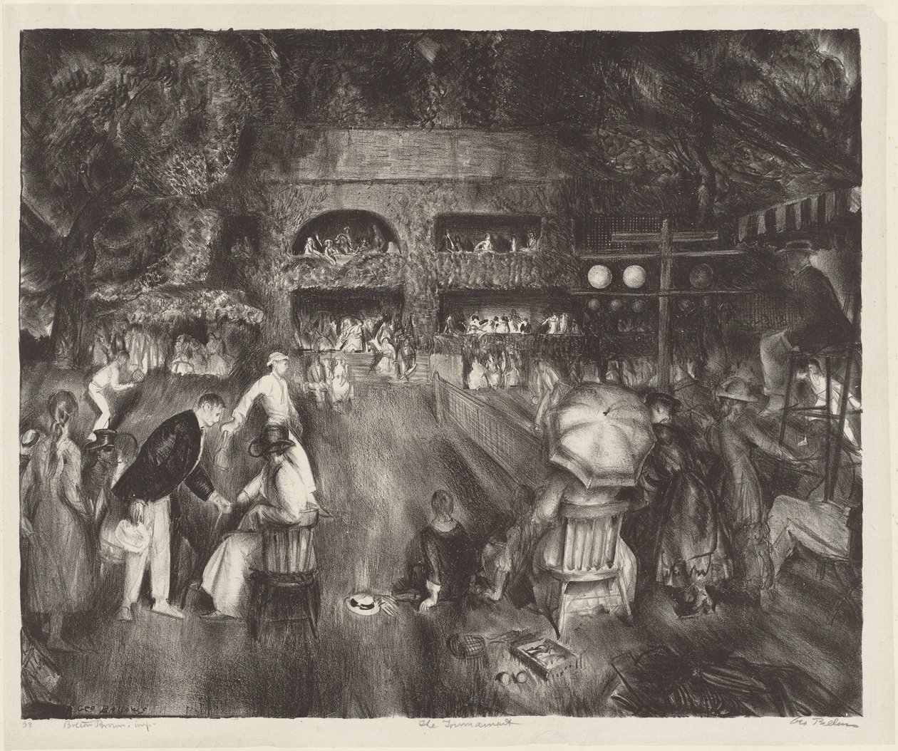 The Tournament by George Bellows