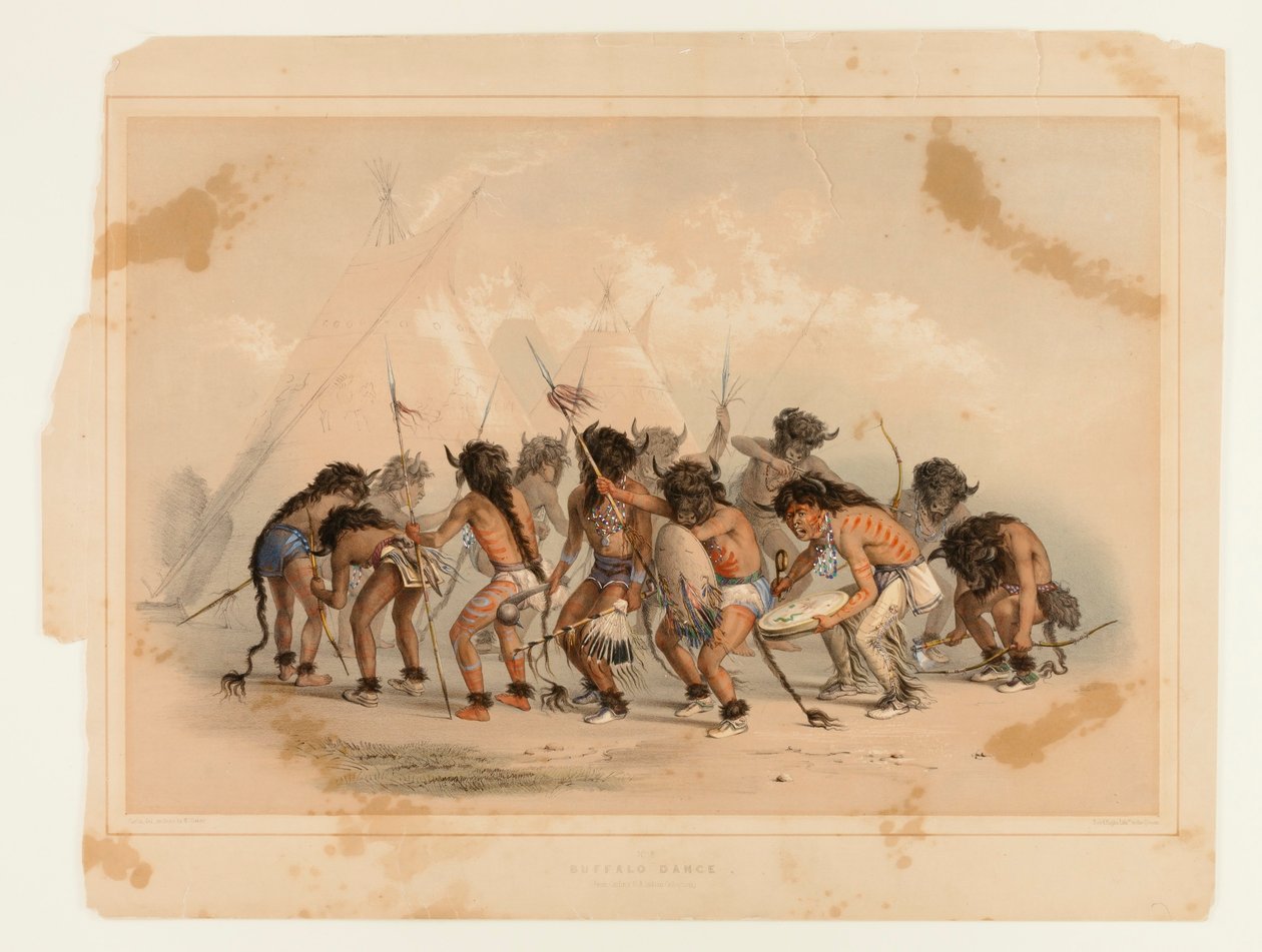 Buffalo Dance No.8 by George Catlin