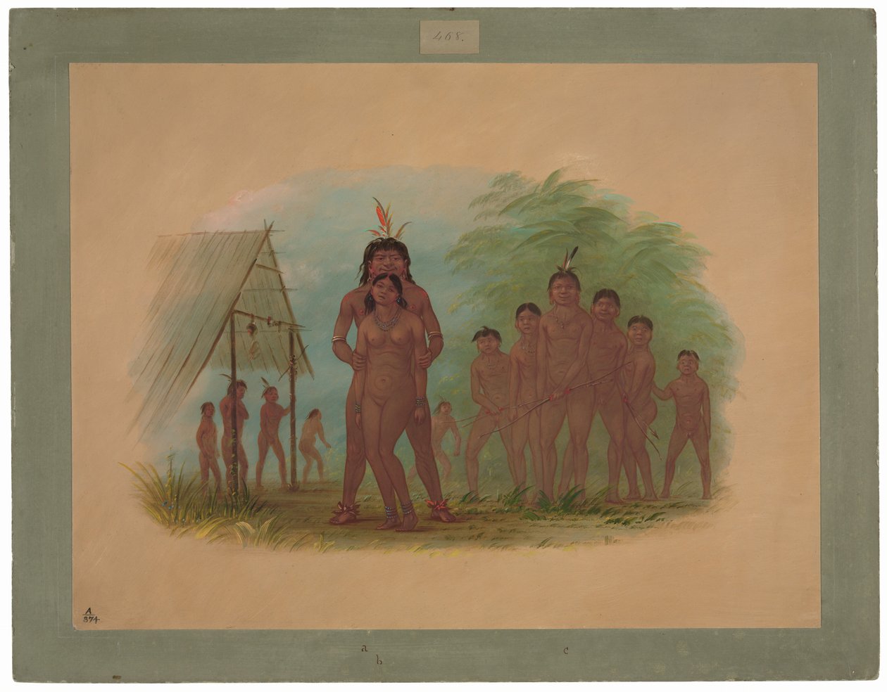 Orejona Indians by George Catlin