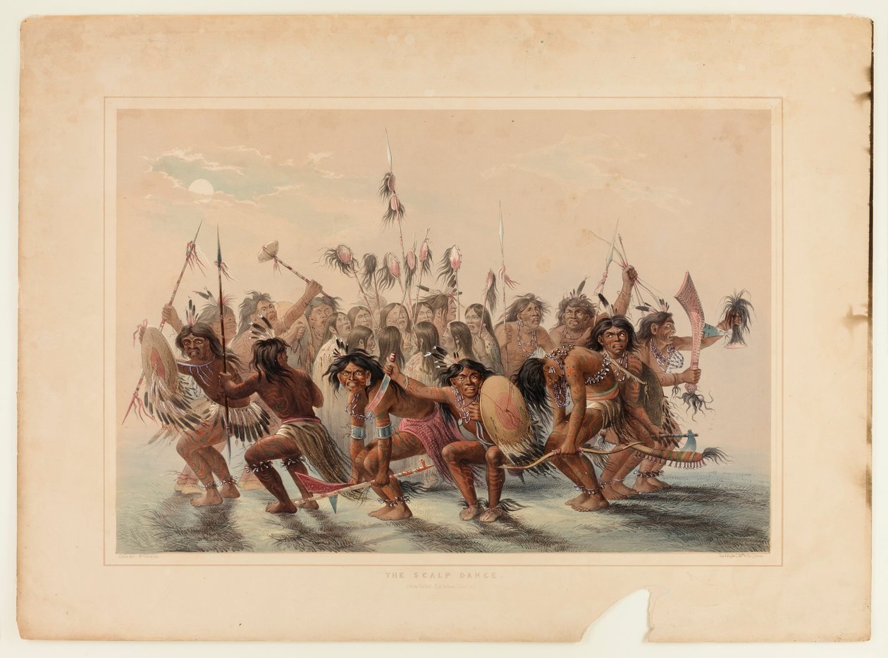 The Scalp Dance by George Catlin