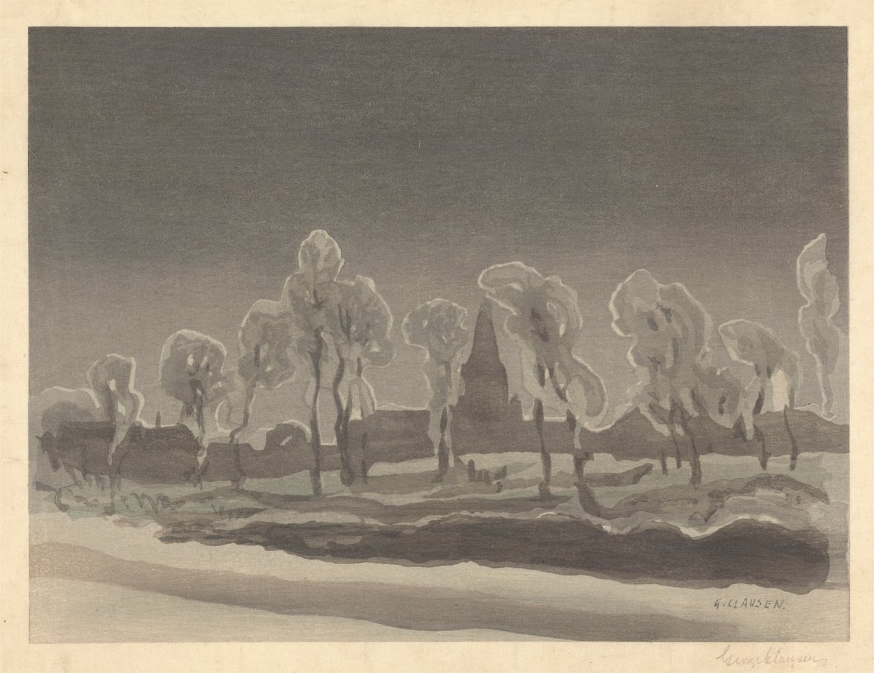 Camblain-l’Abbé by George Clausen