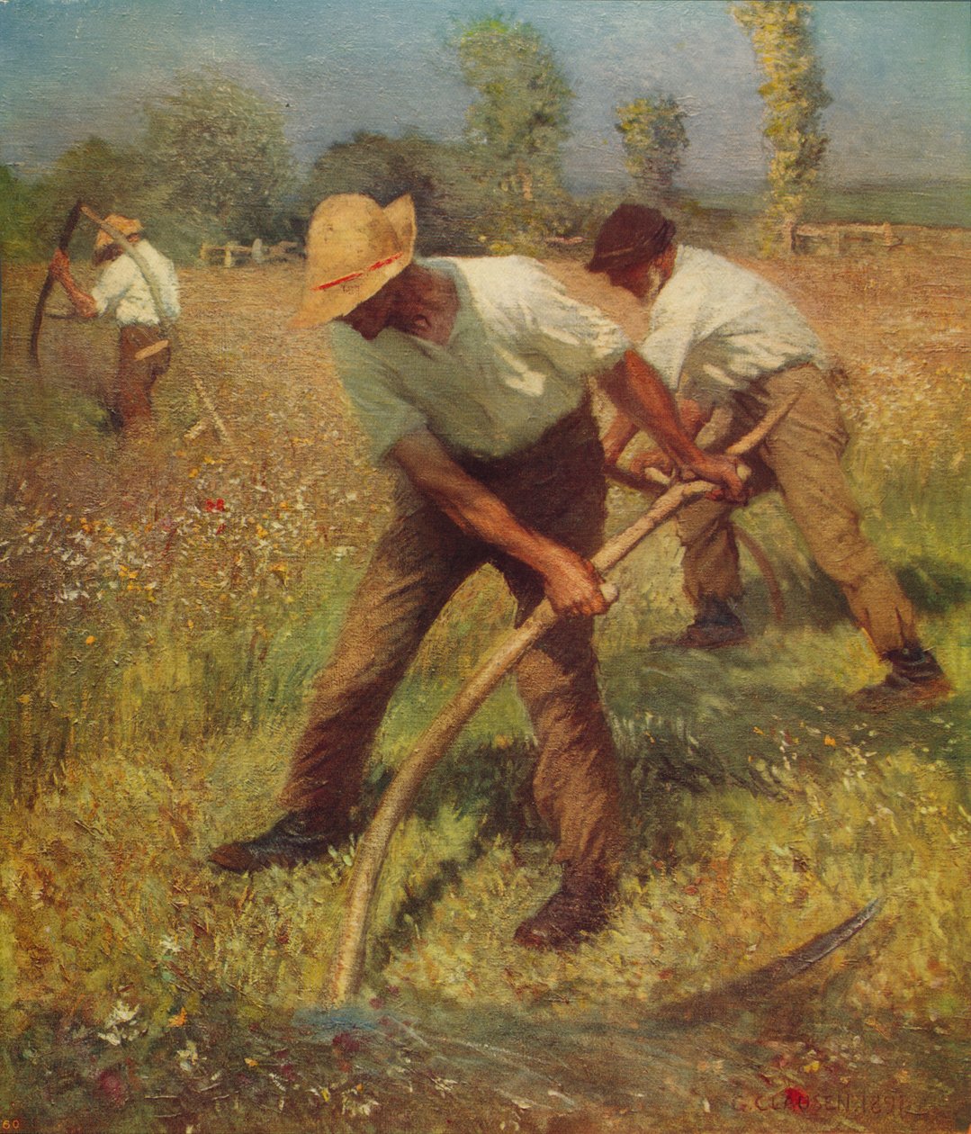 The Mowers, c1891, c1915 by George Clausen
