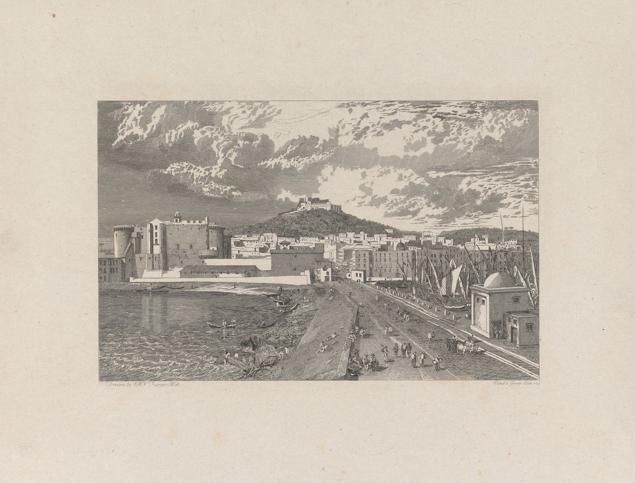 Naples, from the Mole by George Cooke