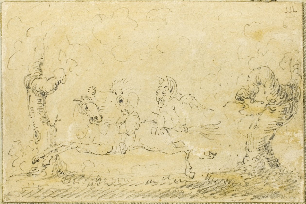 Comic Scene I by George Cruikshank