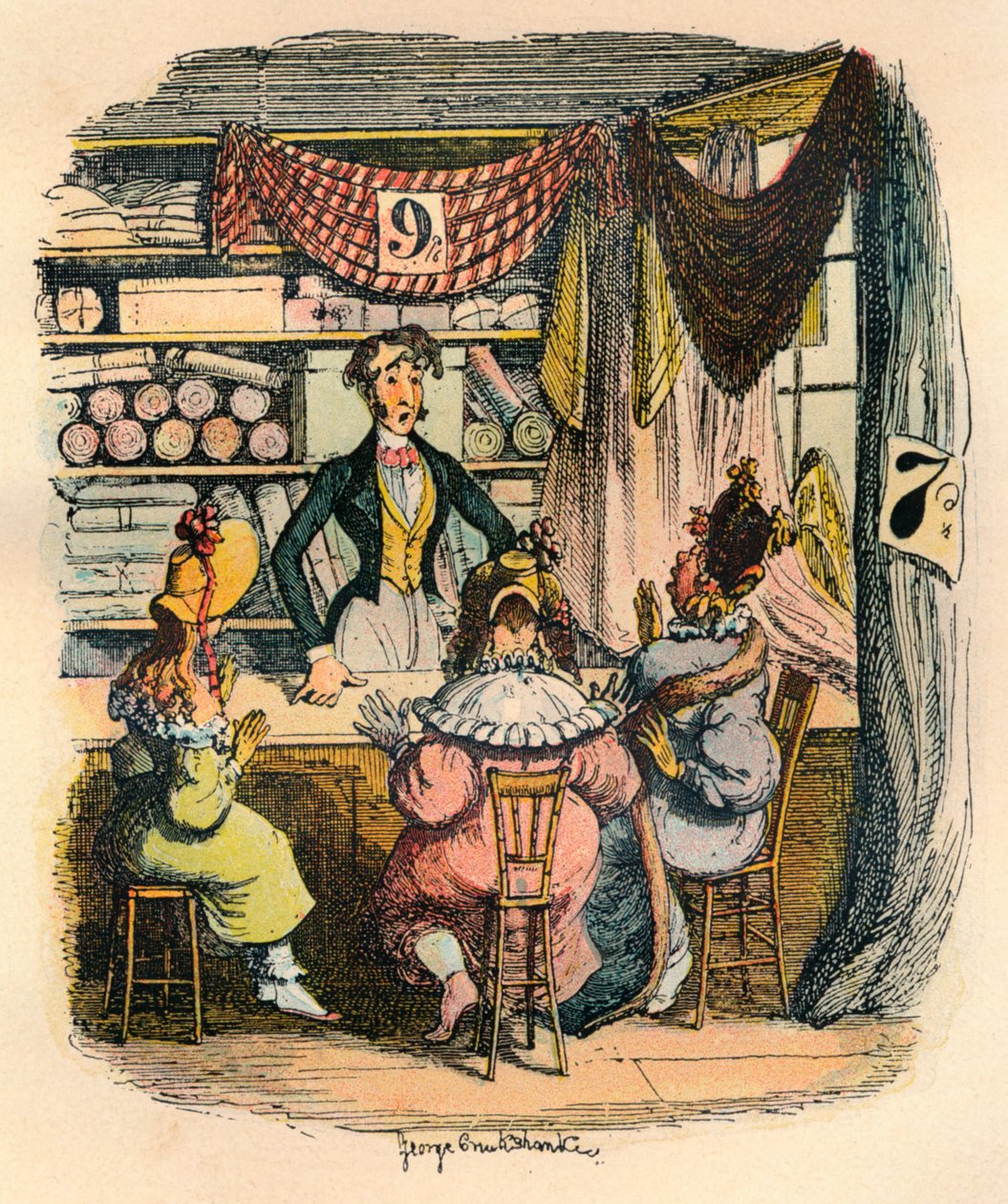 Horatio Sparkins by George Cruikshank