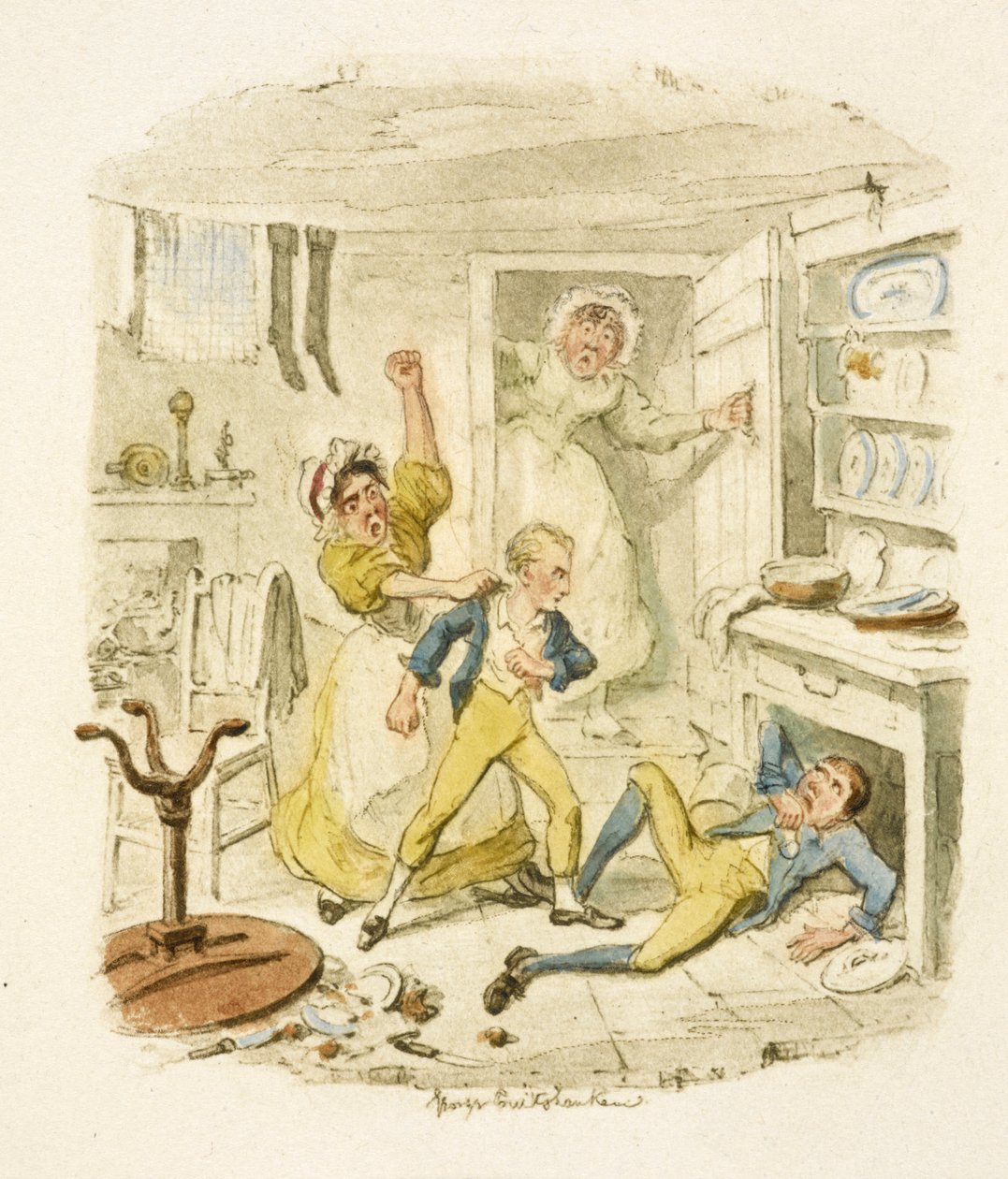 Illustration for "Oliver Twist" by George Cruikshank