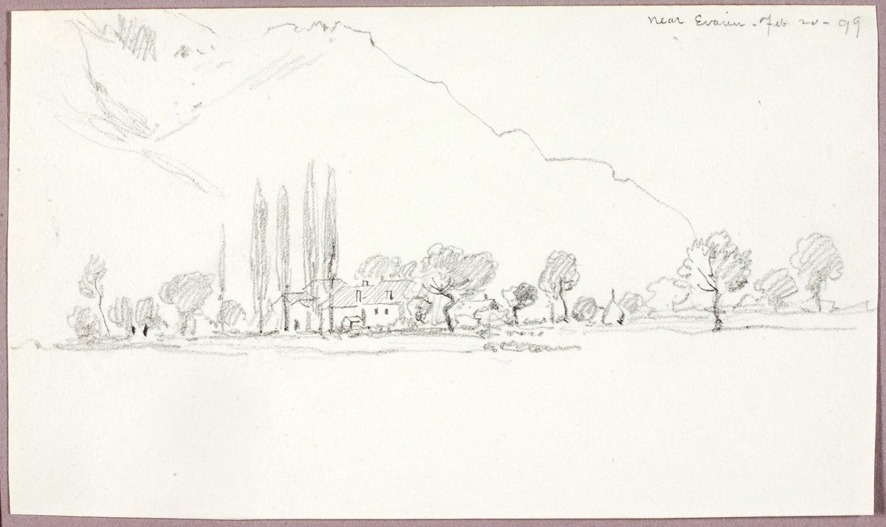 Near Evian by George Elbert Burr