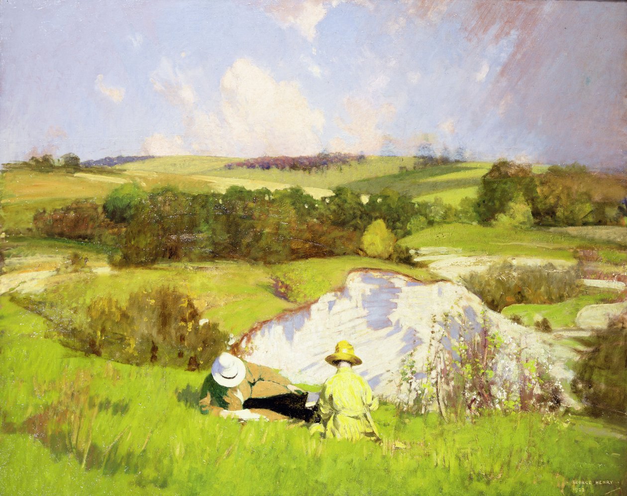 The Chalk Pit by George F. Henry