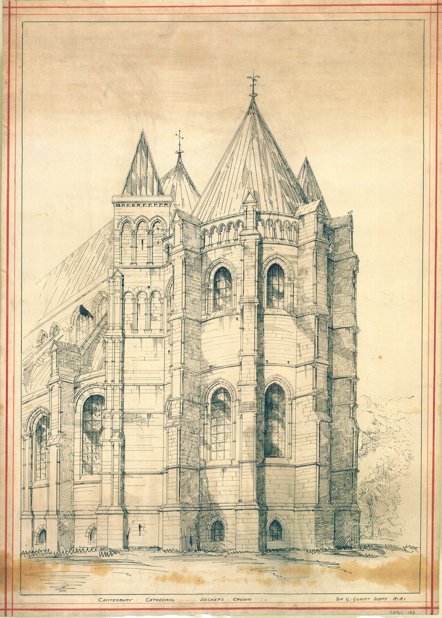 Sketch by George Gilbert Scott