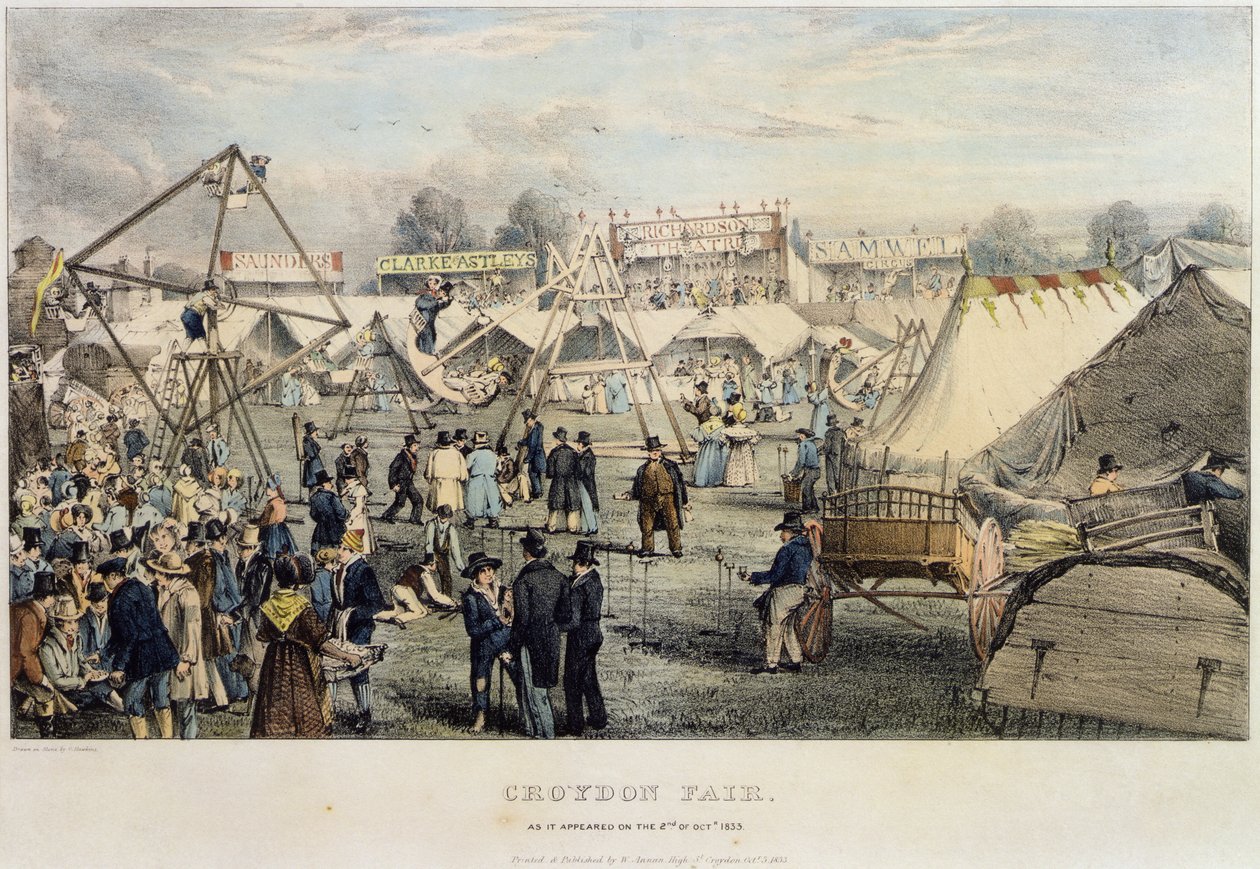Croydon Fair, 1833 by George Hawkins