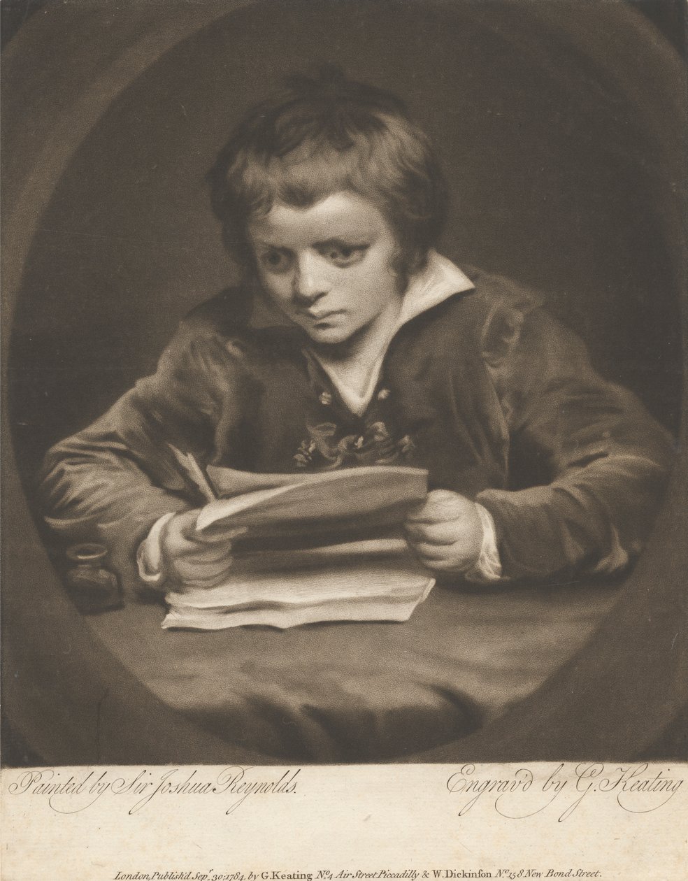 The Studious Boy by George Keating