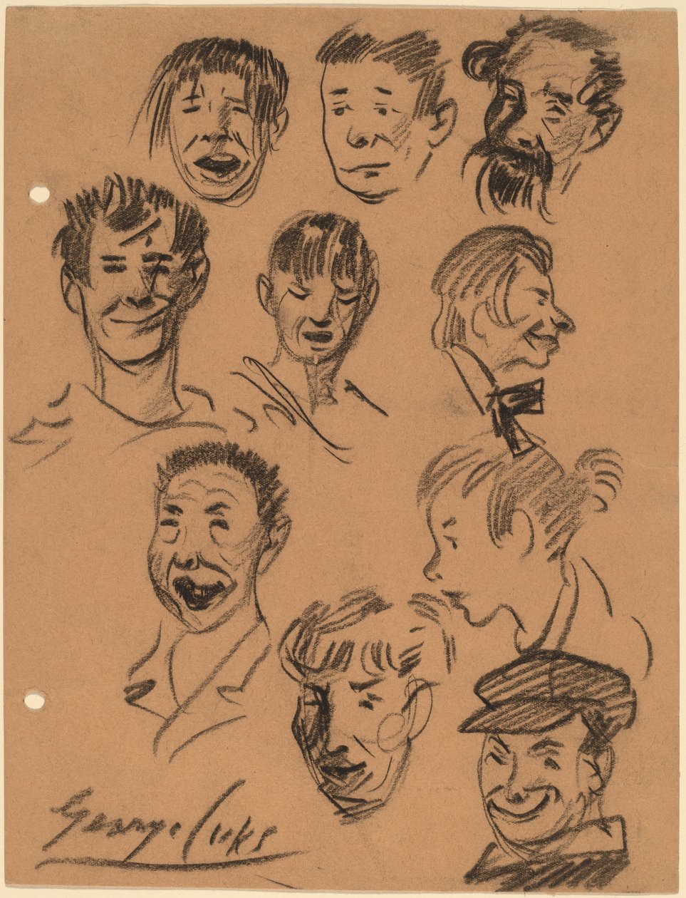 Ten Heads by George Luks