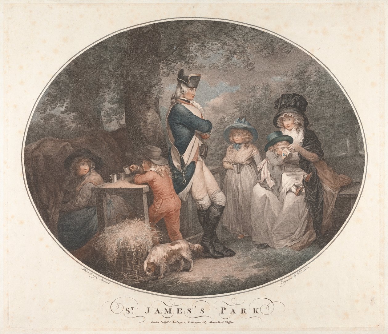 St. James Park by George Morland