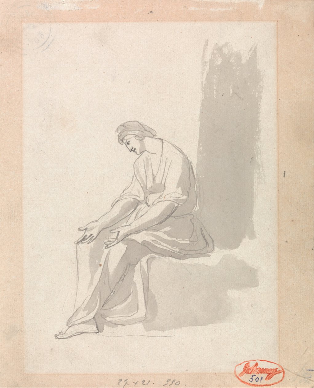 Seated Woman by George Romney