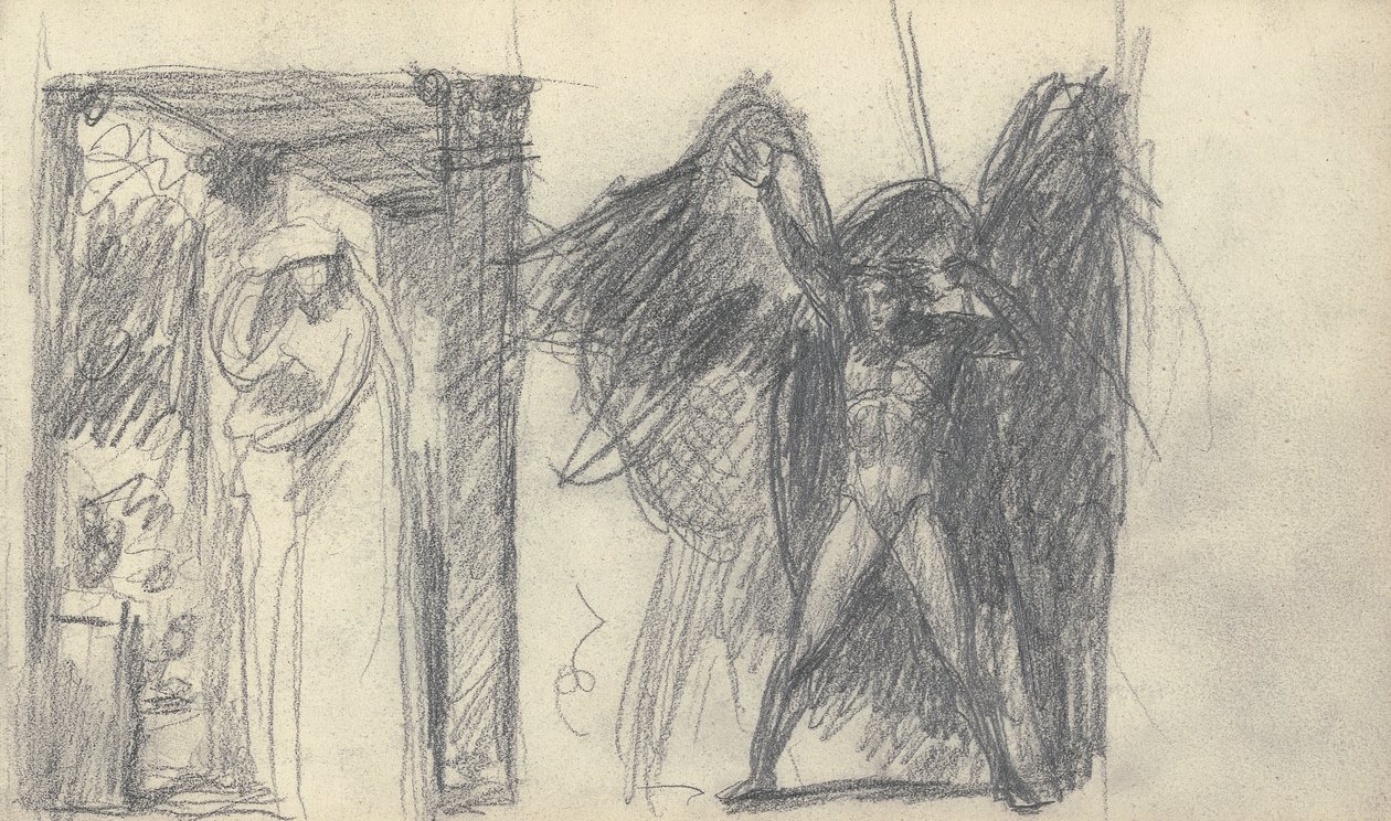 Sketchbook Drawing by George Romney