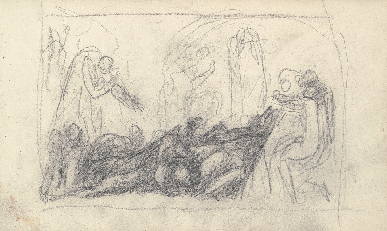 Sketchbook Drawing by George Romney
