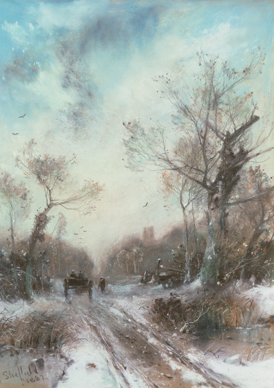 Winter Landscape by George Sheffield