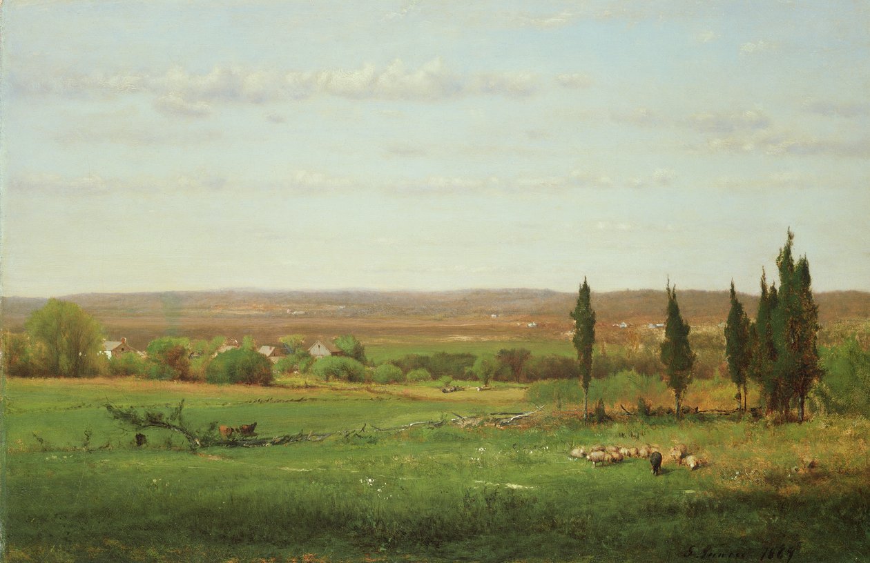 Near Eagleswood by George Snr. Inness