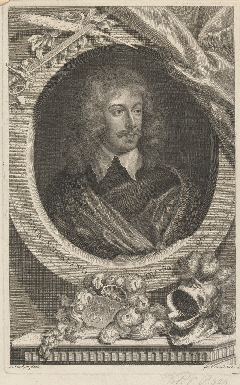 Sir John Suckling by George Vertue
