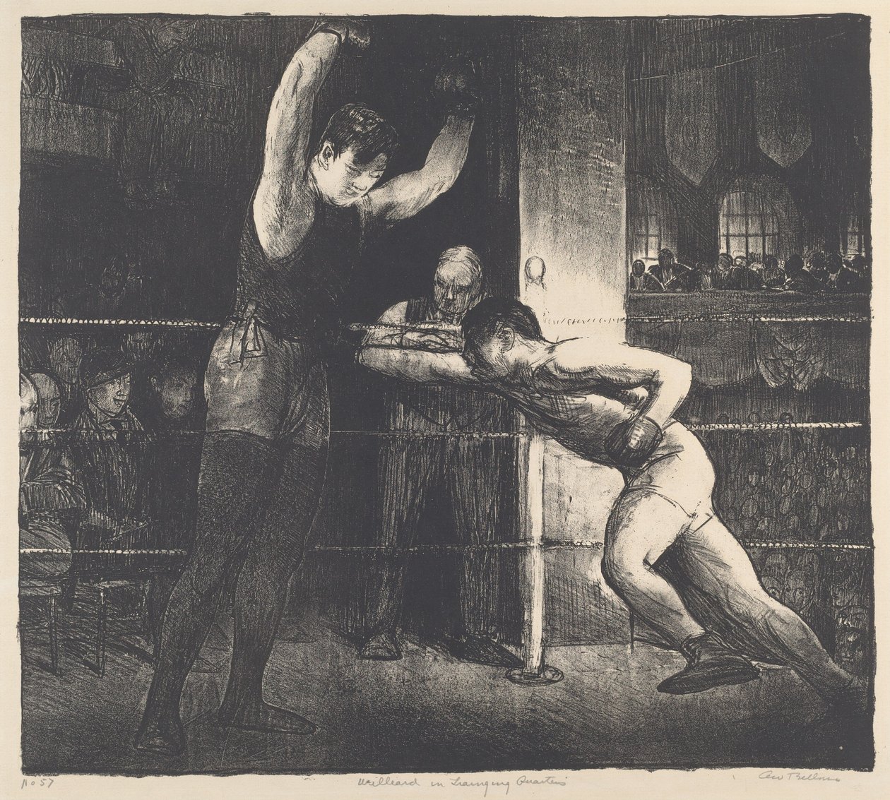 Willard in Training Quarters by George Wesley Bellows