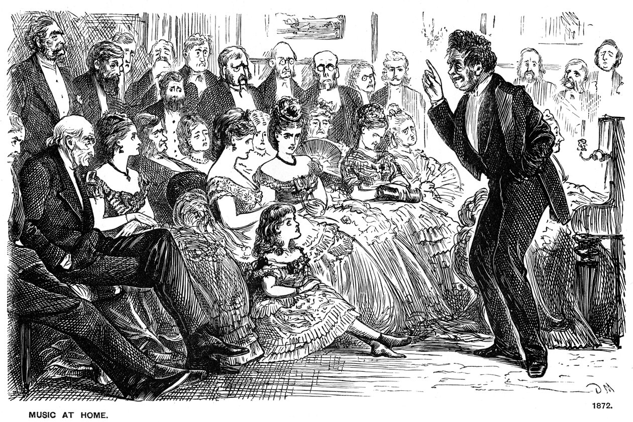 Music at Home by George du Maurier