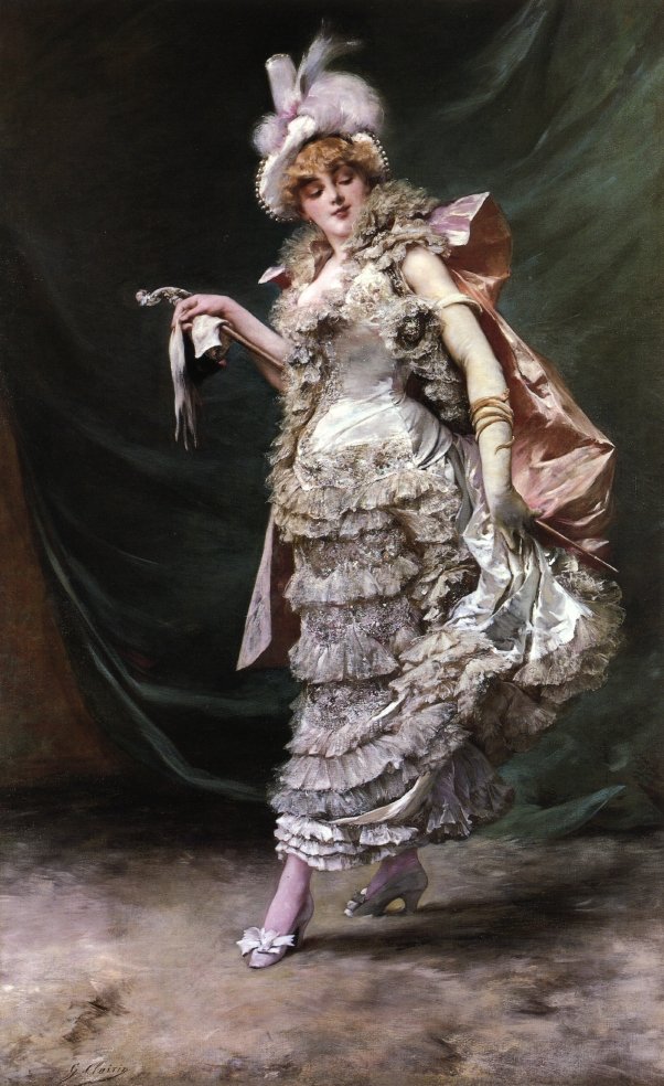 The Promenade by Georges Clairin